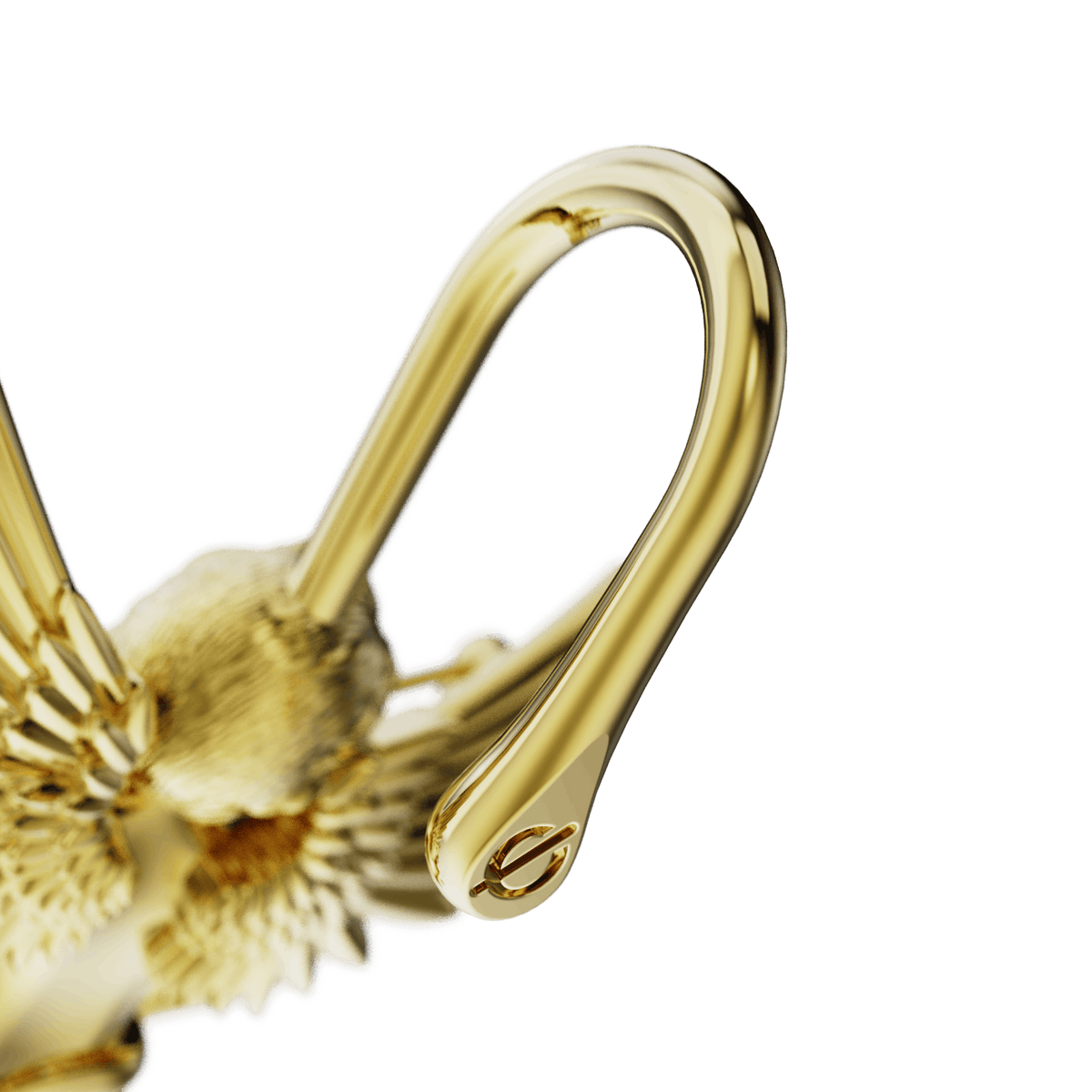 Cupid ear cuff, detail of the design