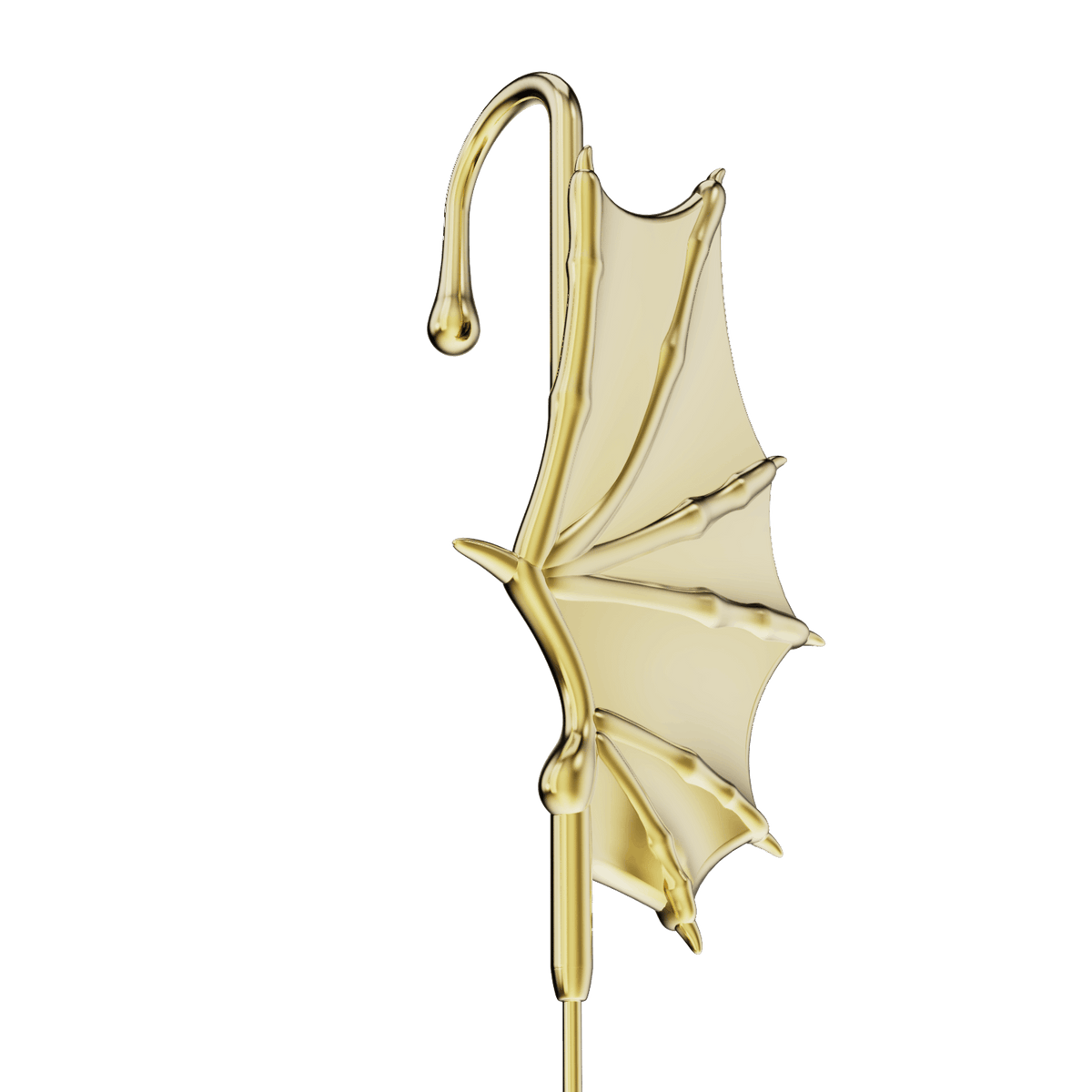 Nightfall Wings ear cuff, detail of the design