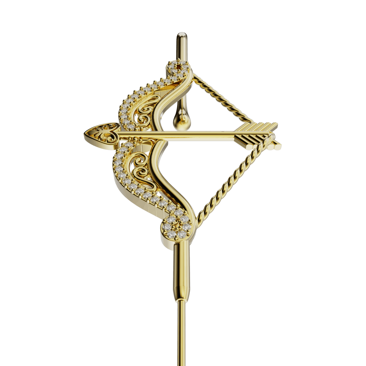 Divine Strike ear cuff, detail of the design