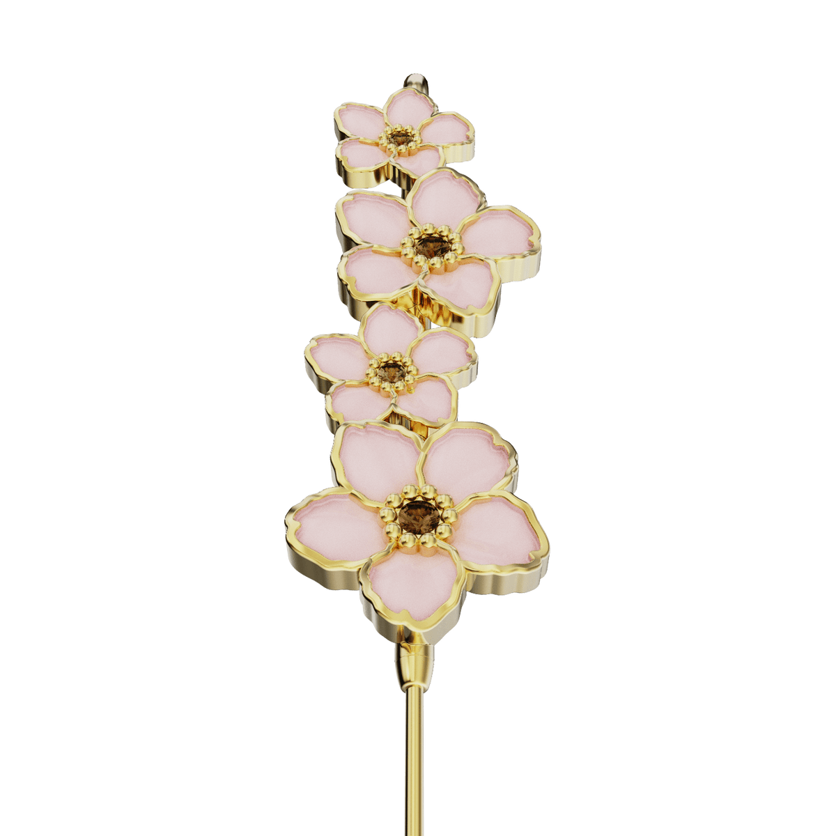 Cherry Blossom ear cuff, detail of the design