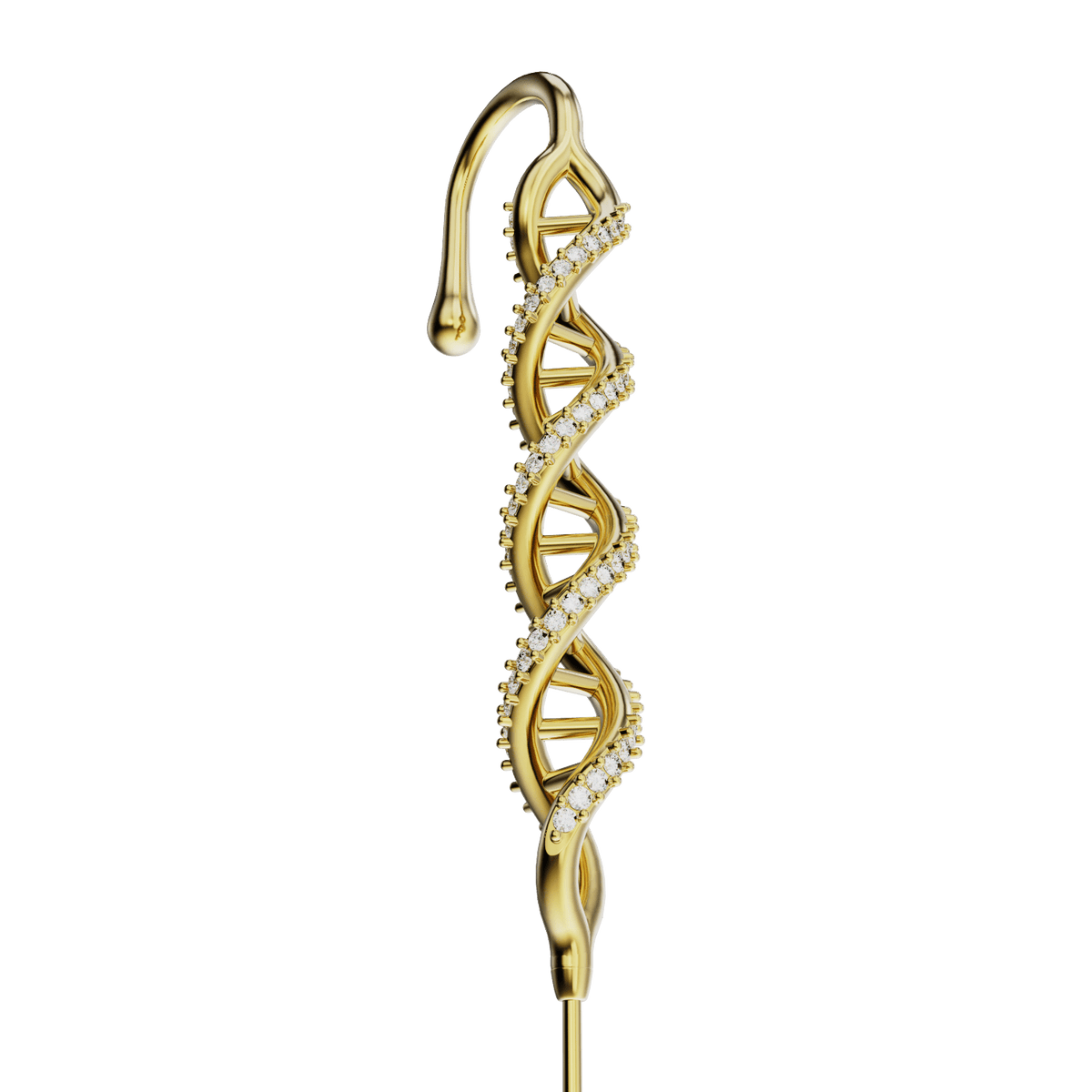 In My DNA ear cuff, detail of the design