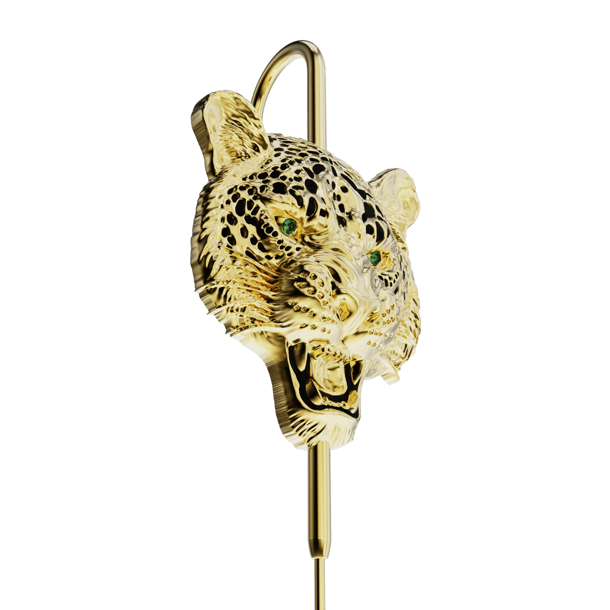 Savage Leopard ear cuff, detail of the design