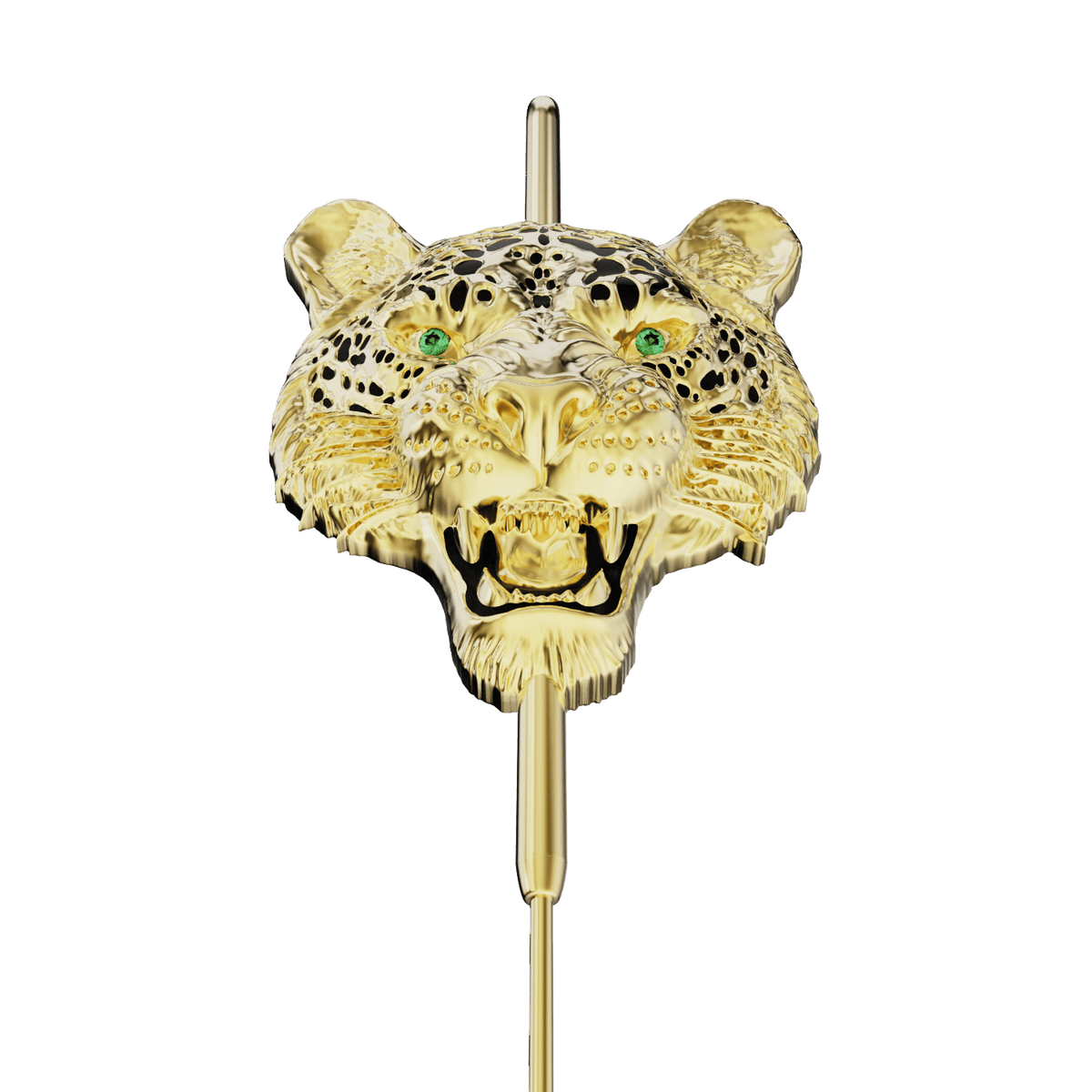 Savage Leopard ear cuff, detail of the design