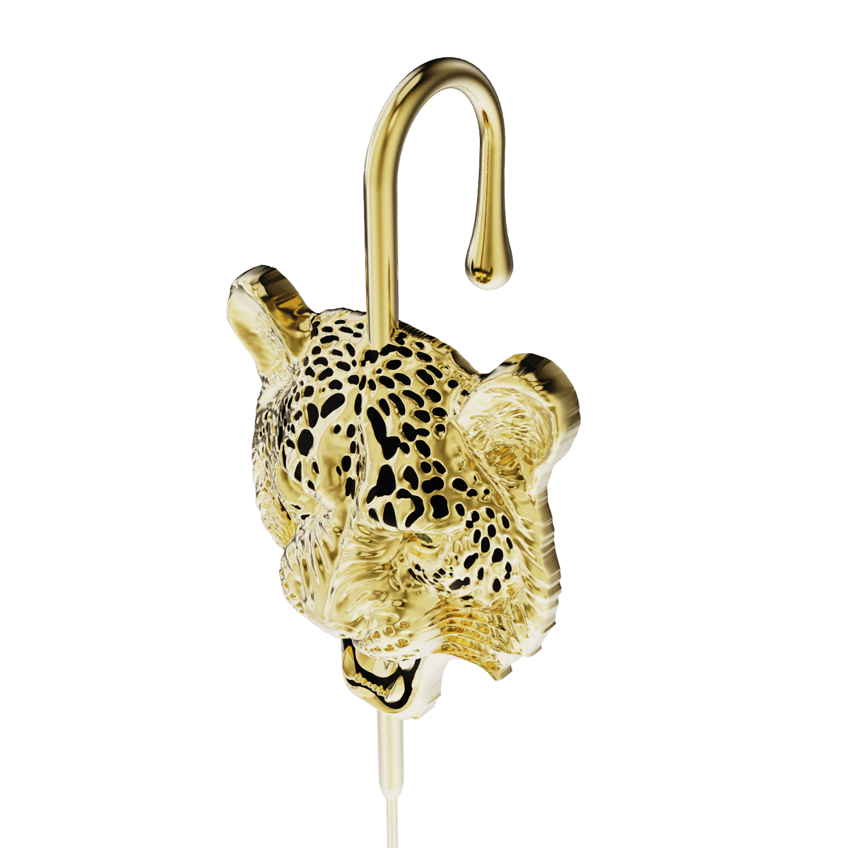Savage Leopard ear cuff, detail of the design