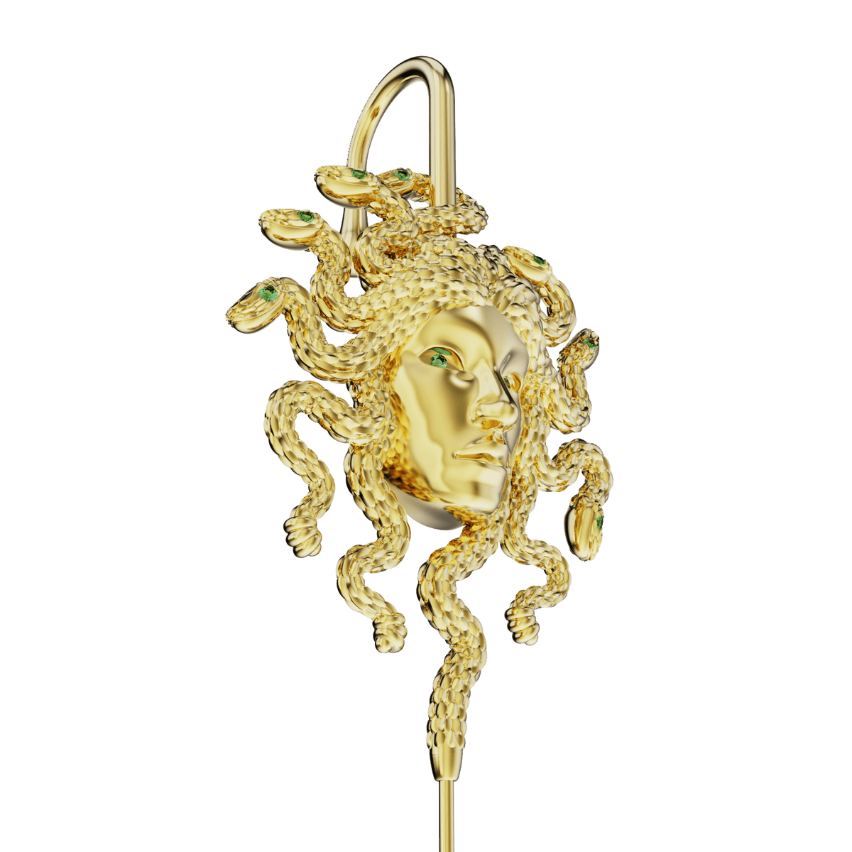 Medusa's Gaze ear cuff, detail of the design