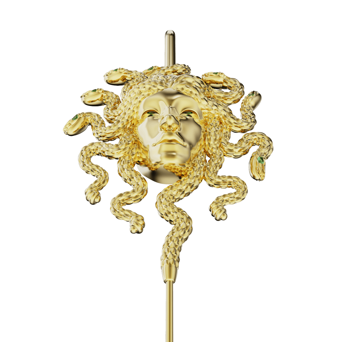 Medusa's Gaze ear cuff, detail of the design