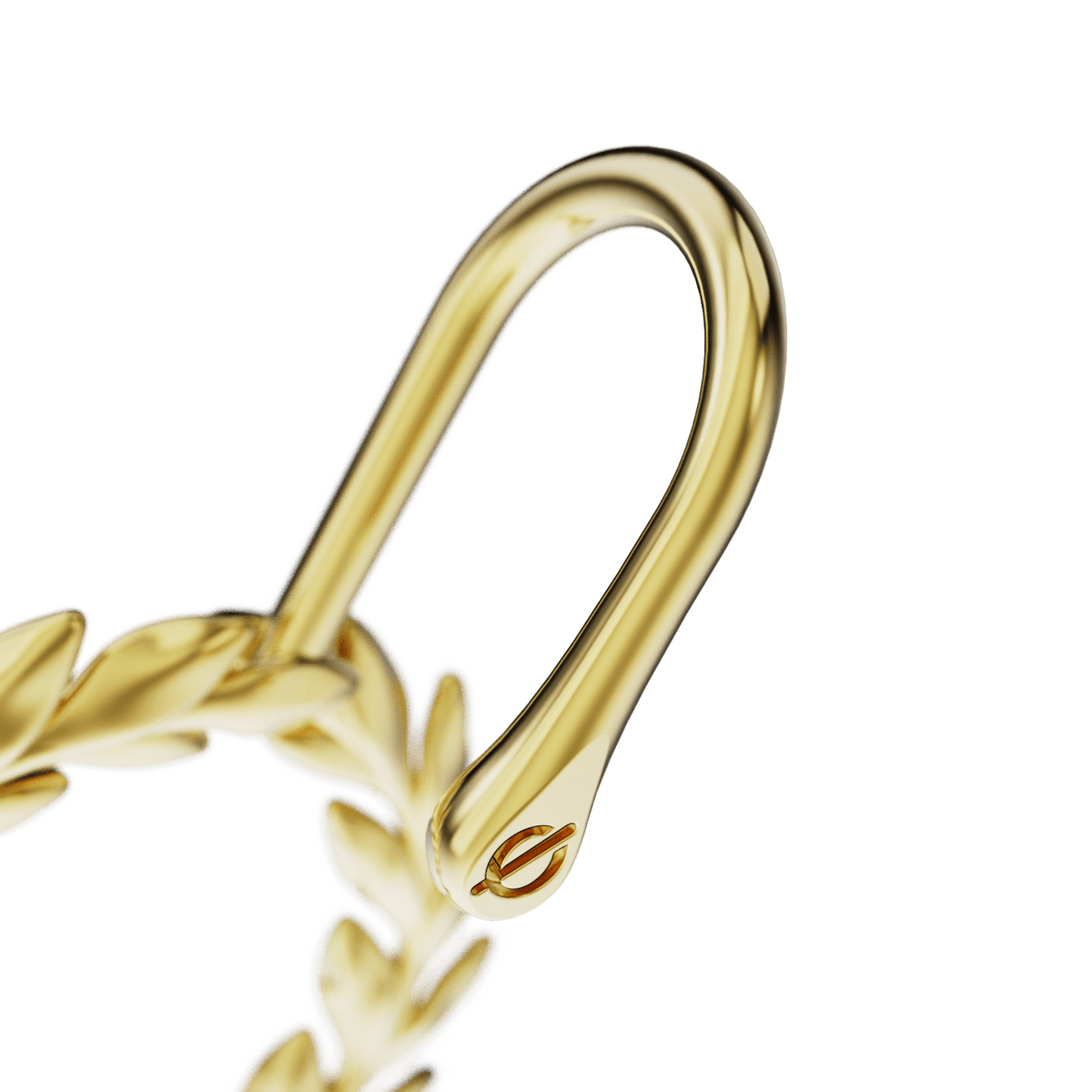 Regel Laurel ear cuff, detail of the design