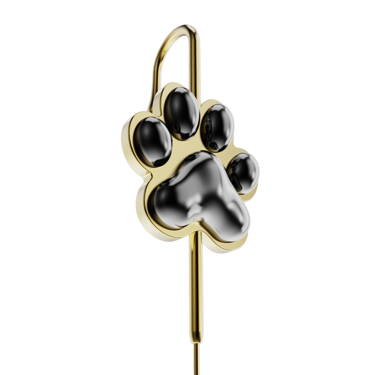 Pawfect ear cuff, detail of the design