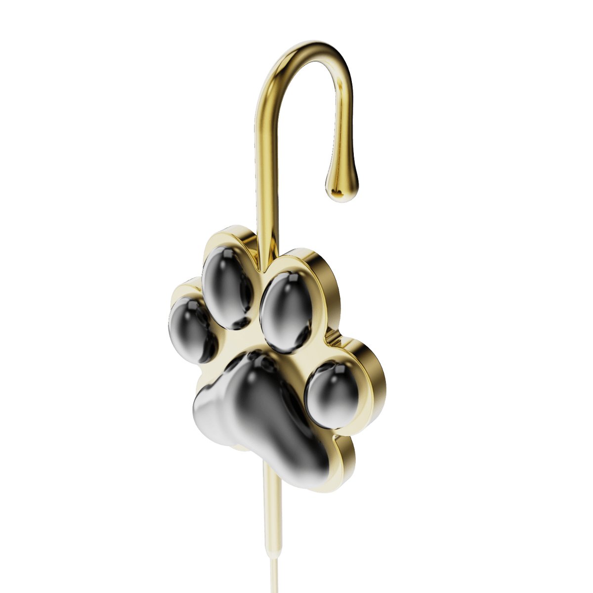 Pawfect ear cuff, detail of the design