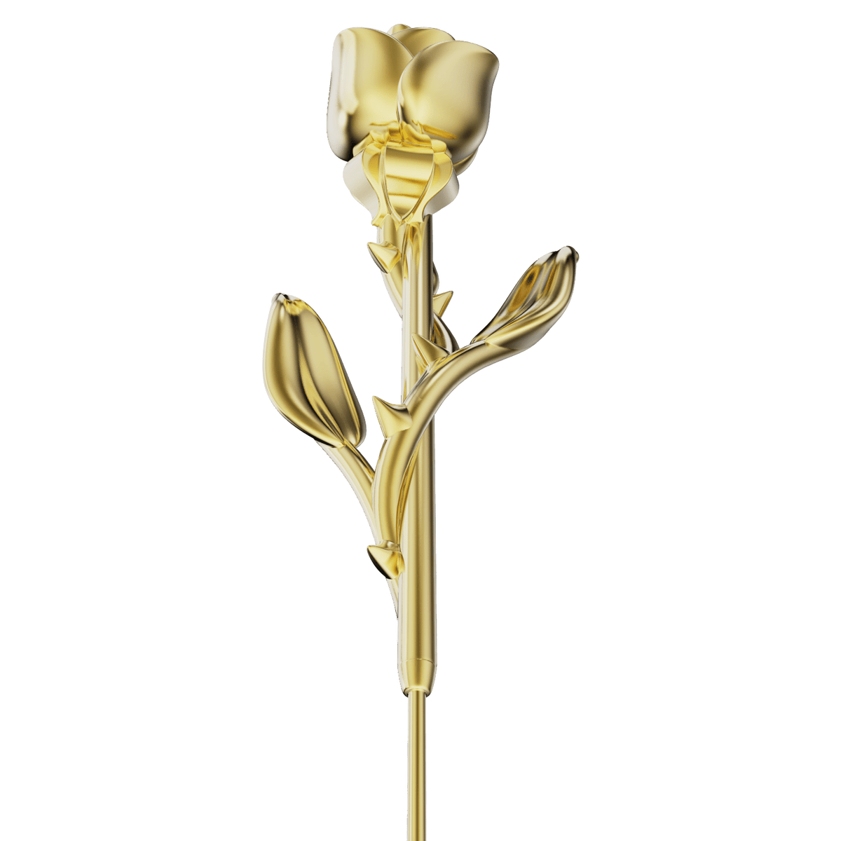 Radiant Rose ear cuff, detail of the design