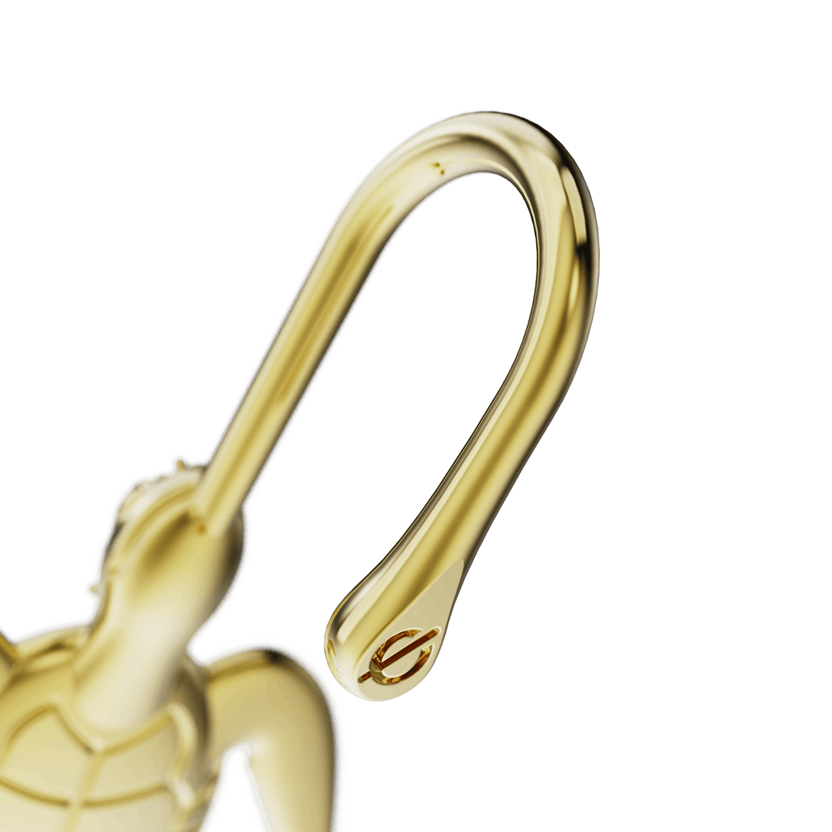 Ocean Guardian ear cuff, detail of the design