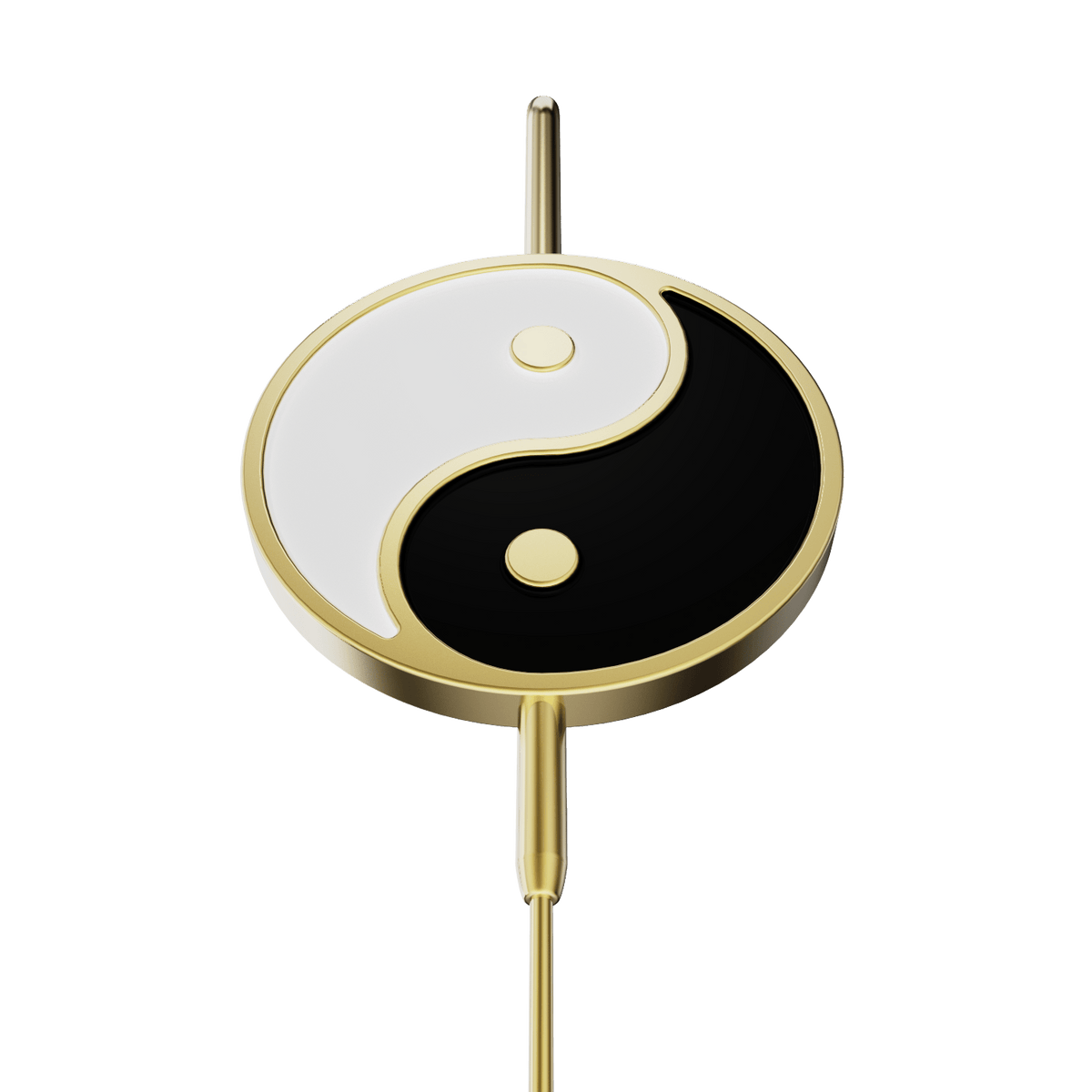 Yin & Yang ear cuff, detail of the design
