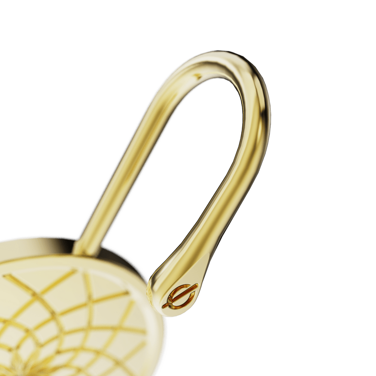 Yin & Yang ear cuff, detail of the design