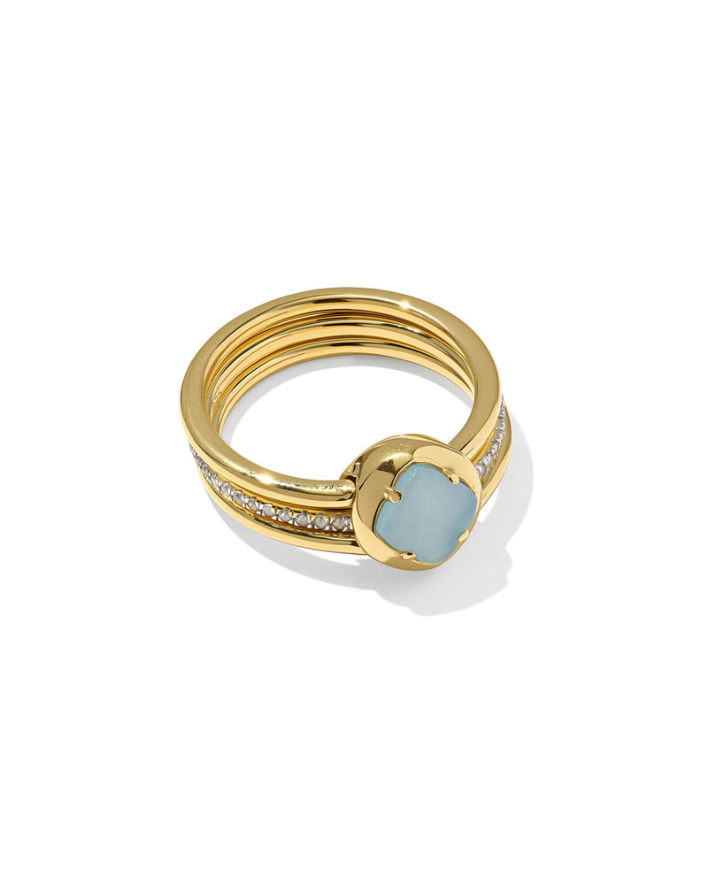 Avaline Kailyn 18k Gold Vermeil Band Ring
