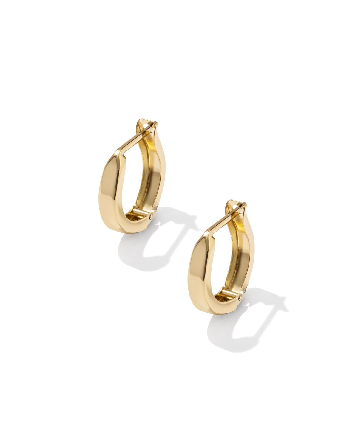 Avaline Lorena 14k Gold-Filled Small Metal Huggie Earrings