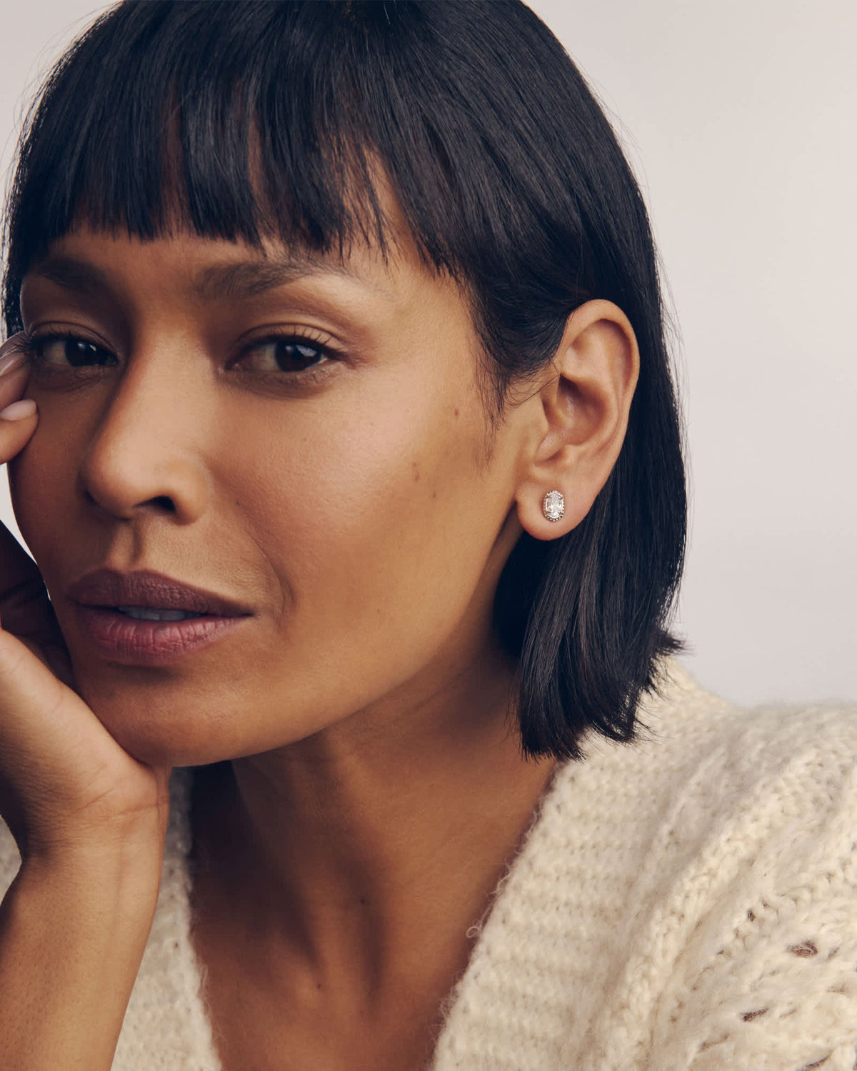 Avaline Mini Ellie Luxe Gold Stud Earrings