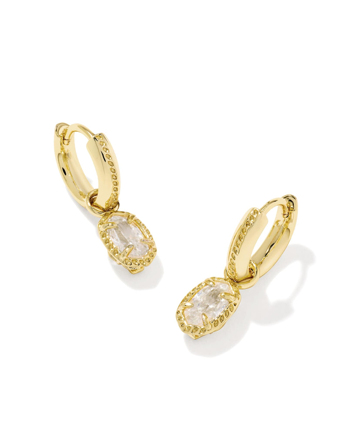 Avaline Mini Ellie Luxe Gold Huggie Earrings
