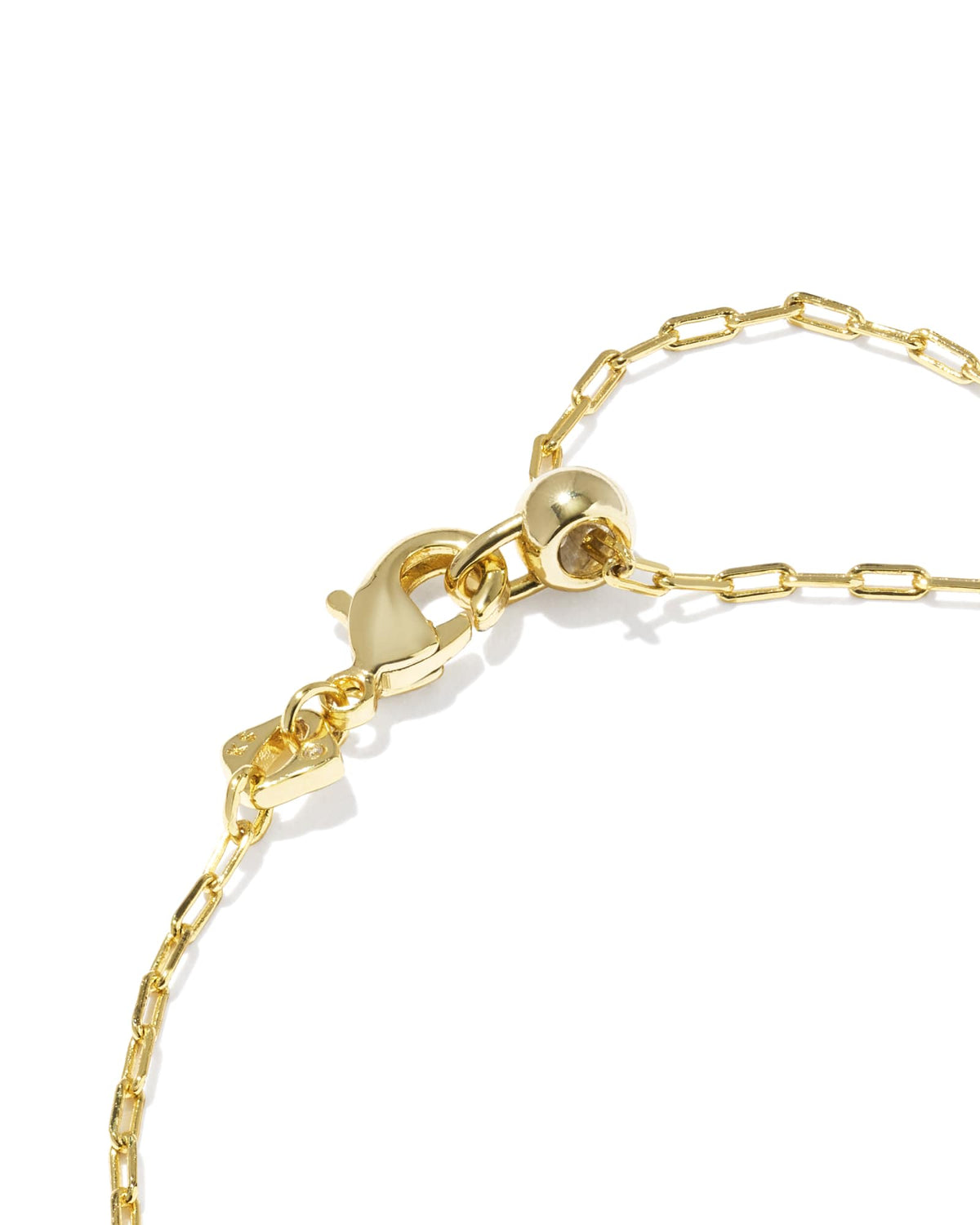 Avaline Tatum May Gold Delicate Chain Bracelet