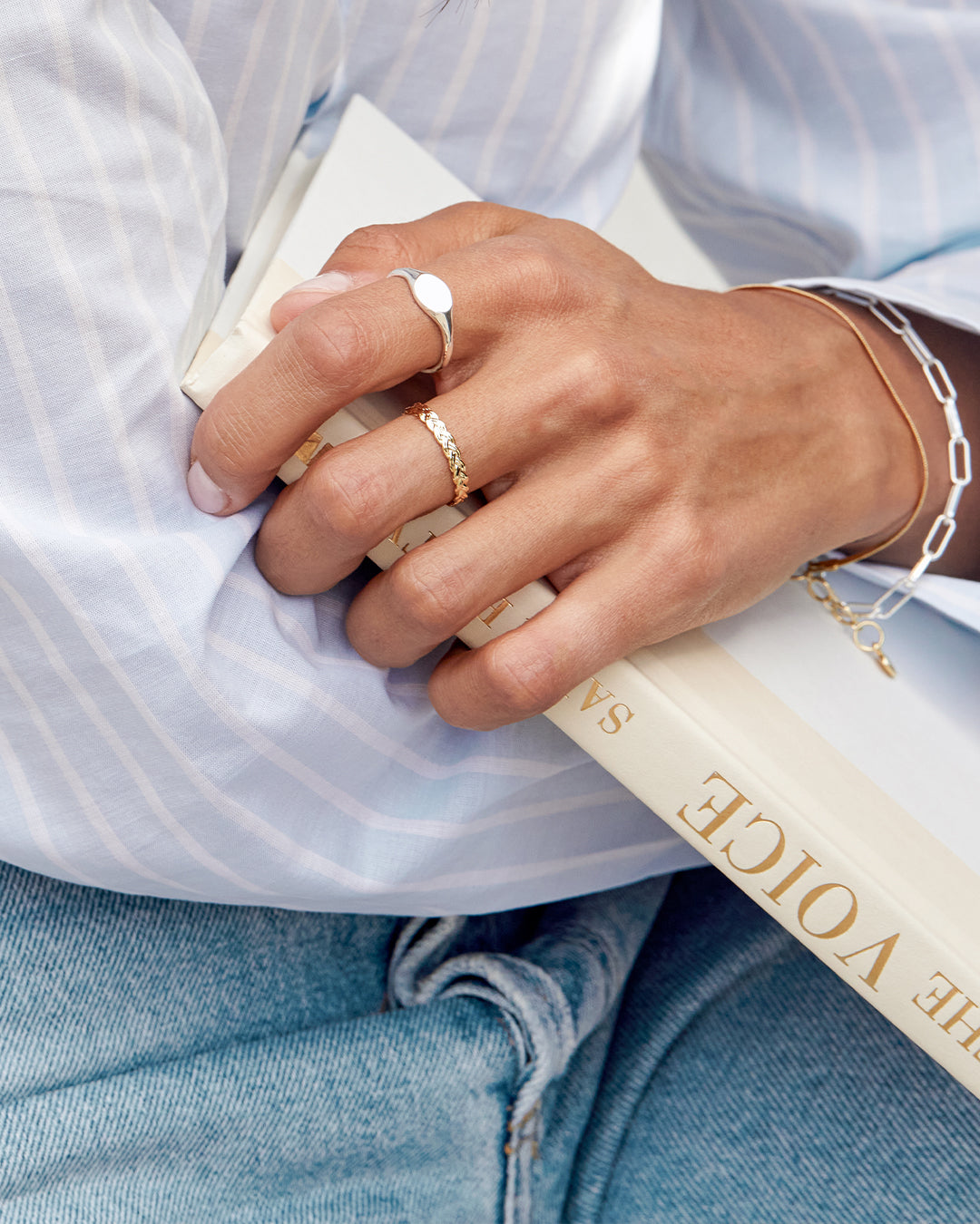 Avaline Bespoke Signet Ring (silver)