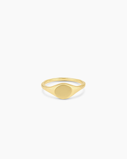 Avaline Bespoke Signet Ring (gold)
