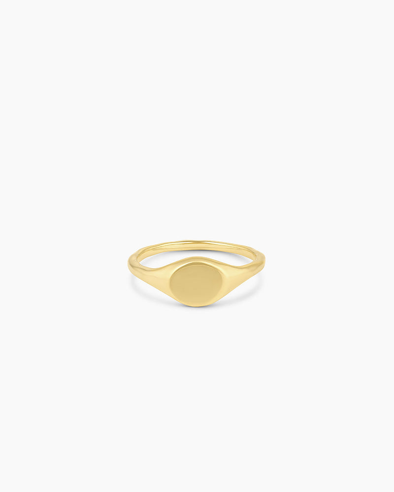 Avaline Bespoke Signet Ring (gold)