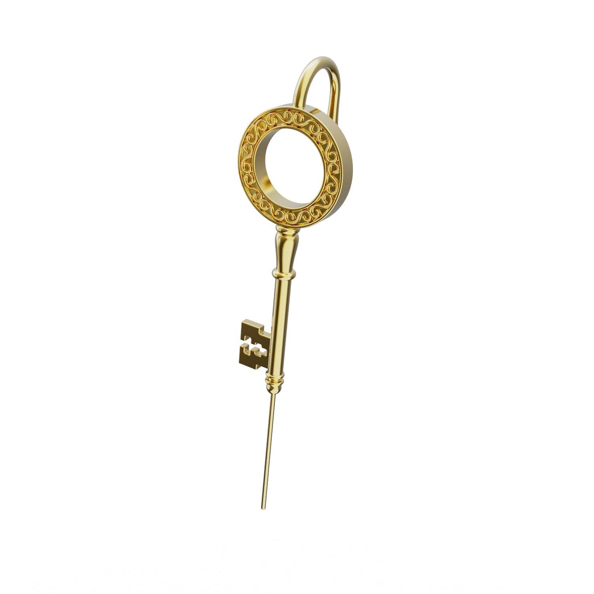 Unlocked Potential ear cuff in gold, single