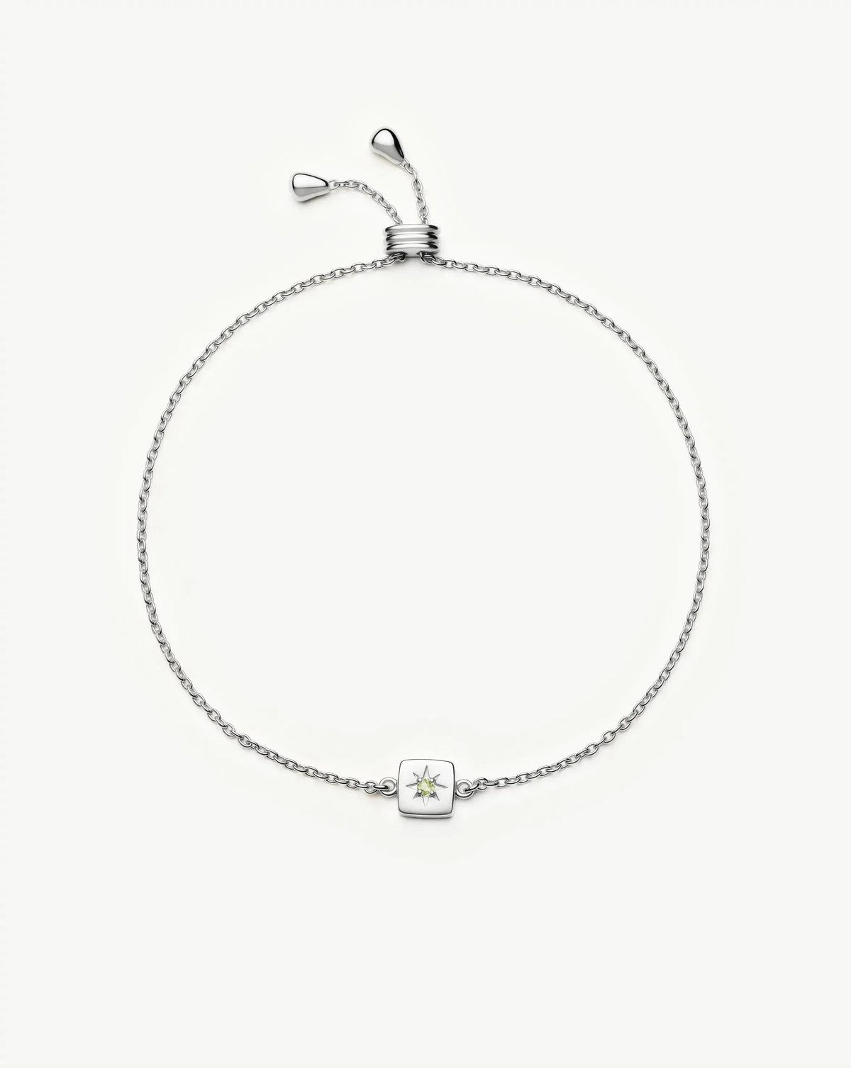 Avaline August Birthstone Slider Bracelet