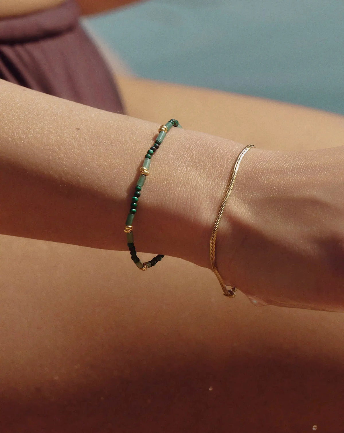 Avaline Beaded Gemstone Bracelet