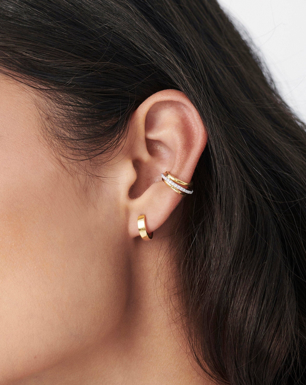 Avaline Celestial Pave Ear Cuff