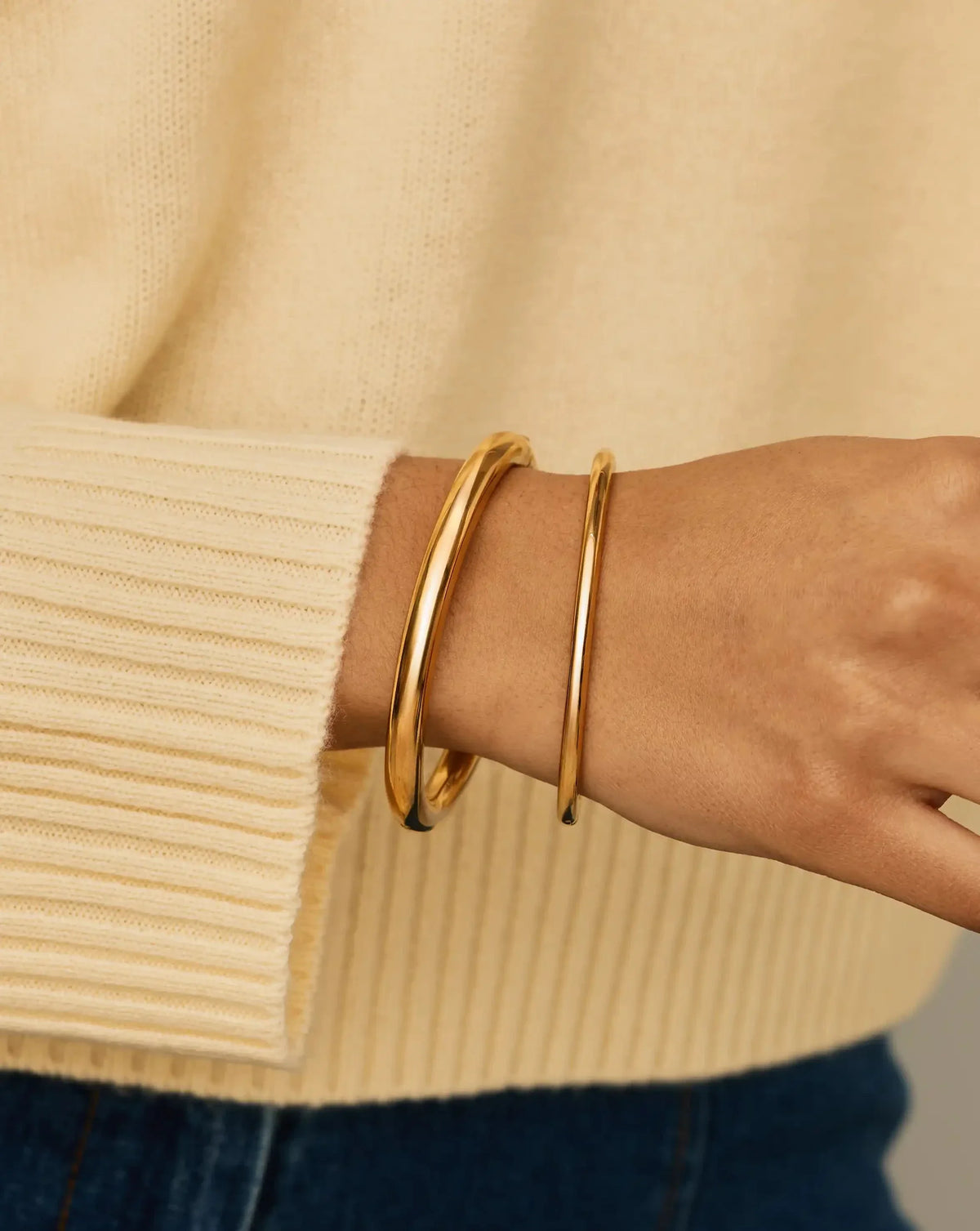Avaline Chunky Bangle Set