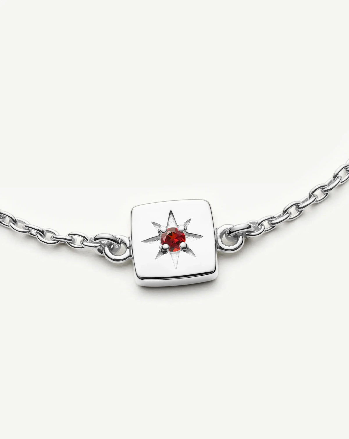 Avaline January Birthstone Slider Bracelet