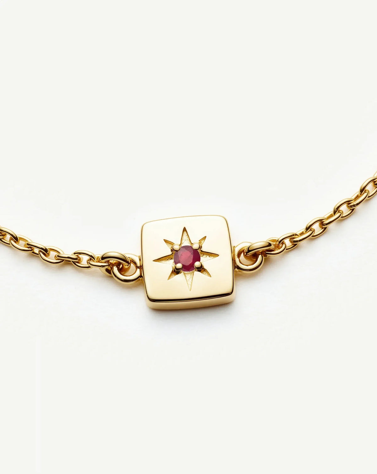 Avaline July Birthstone Slider Bracelet