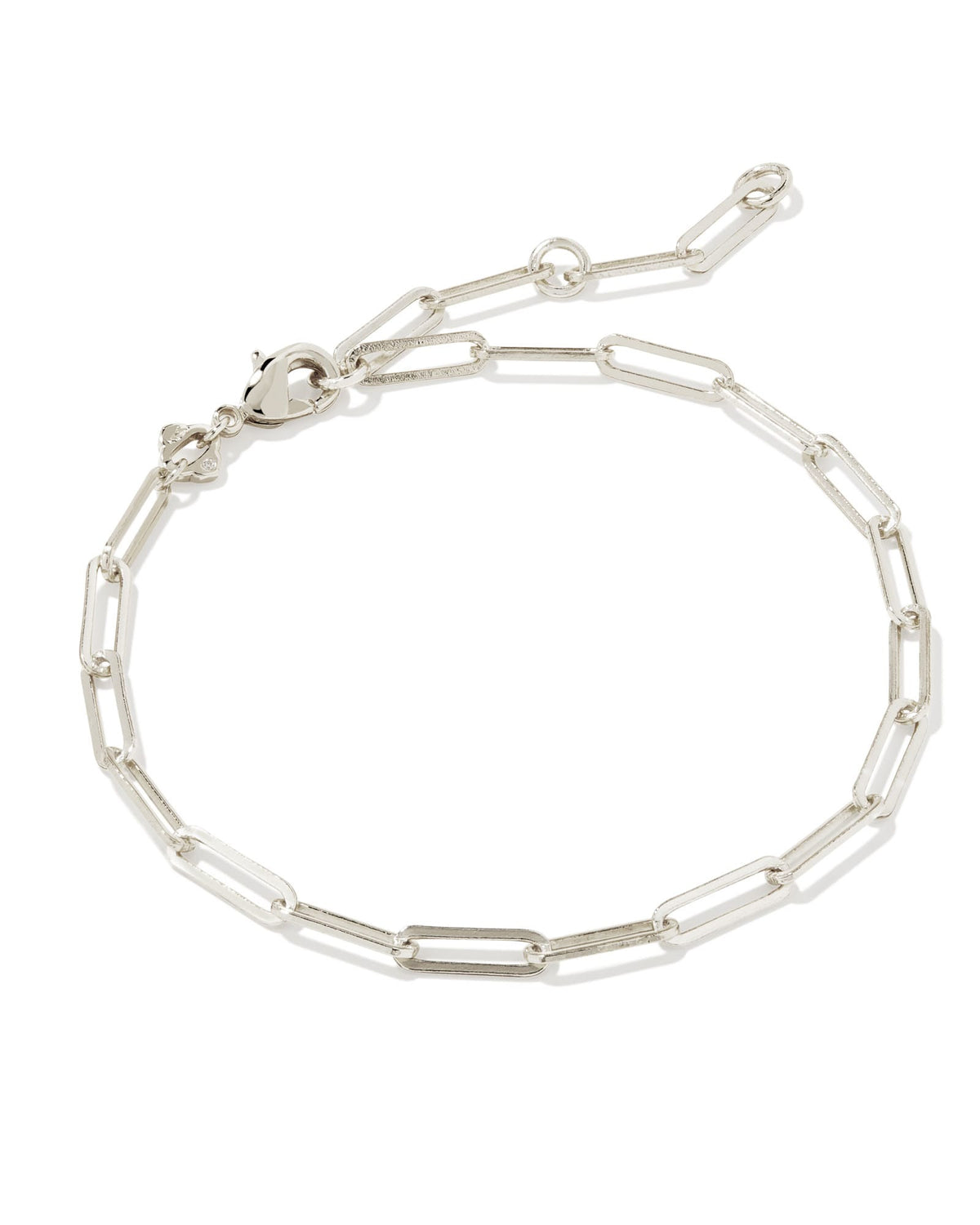 Avaline Courtney Paperclip Bracelet in Gold