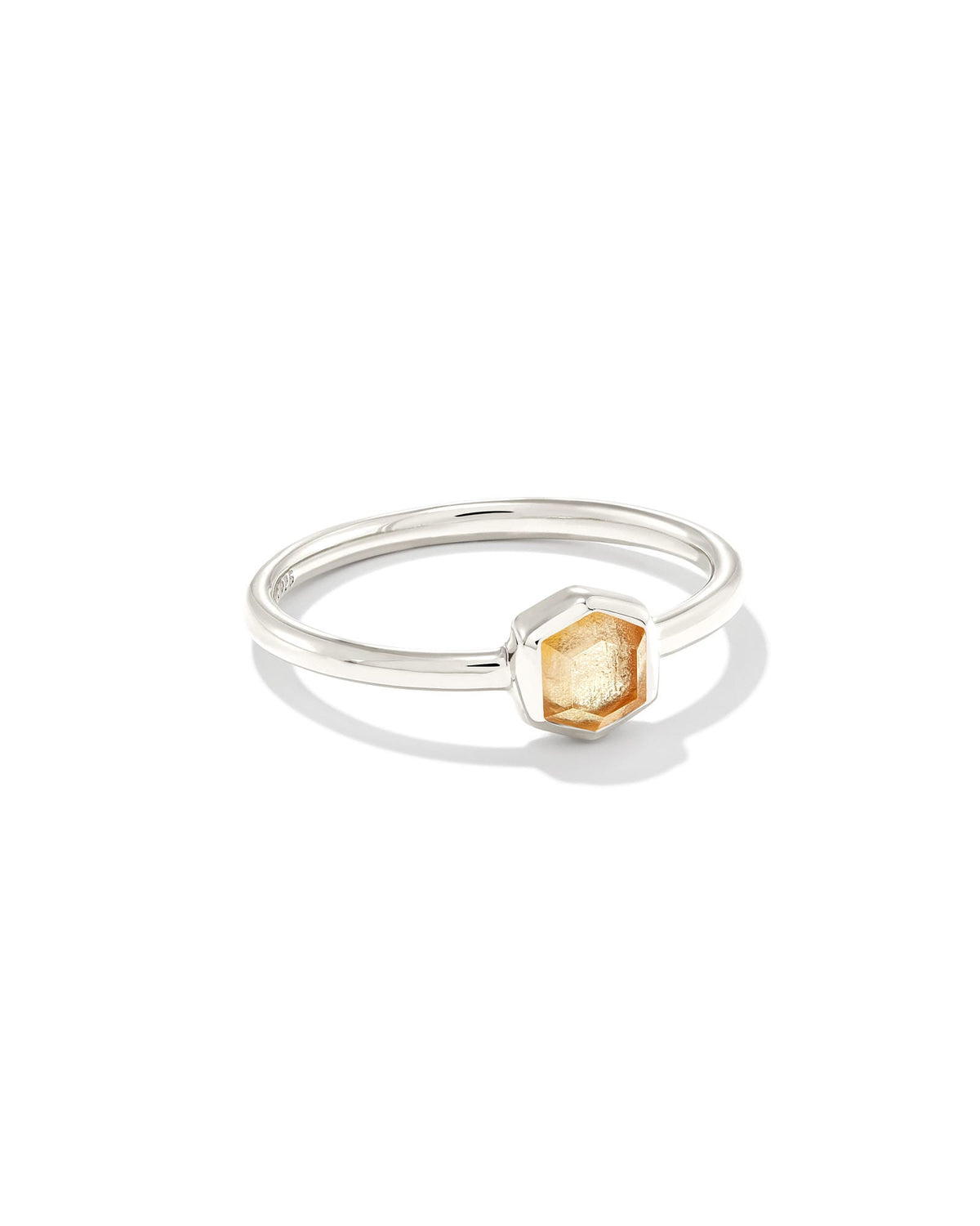 Avaline Davie Sterling Silver January Band Ring