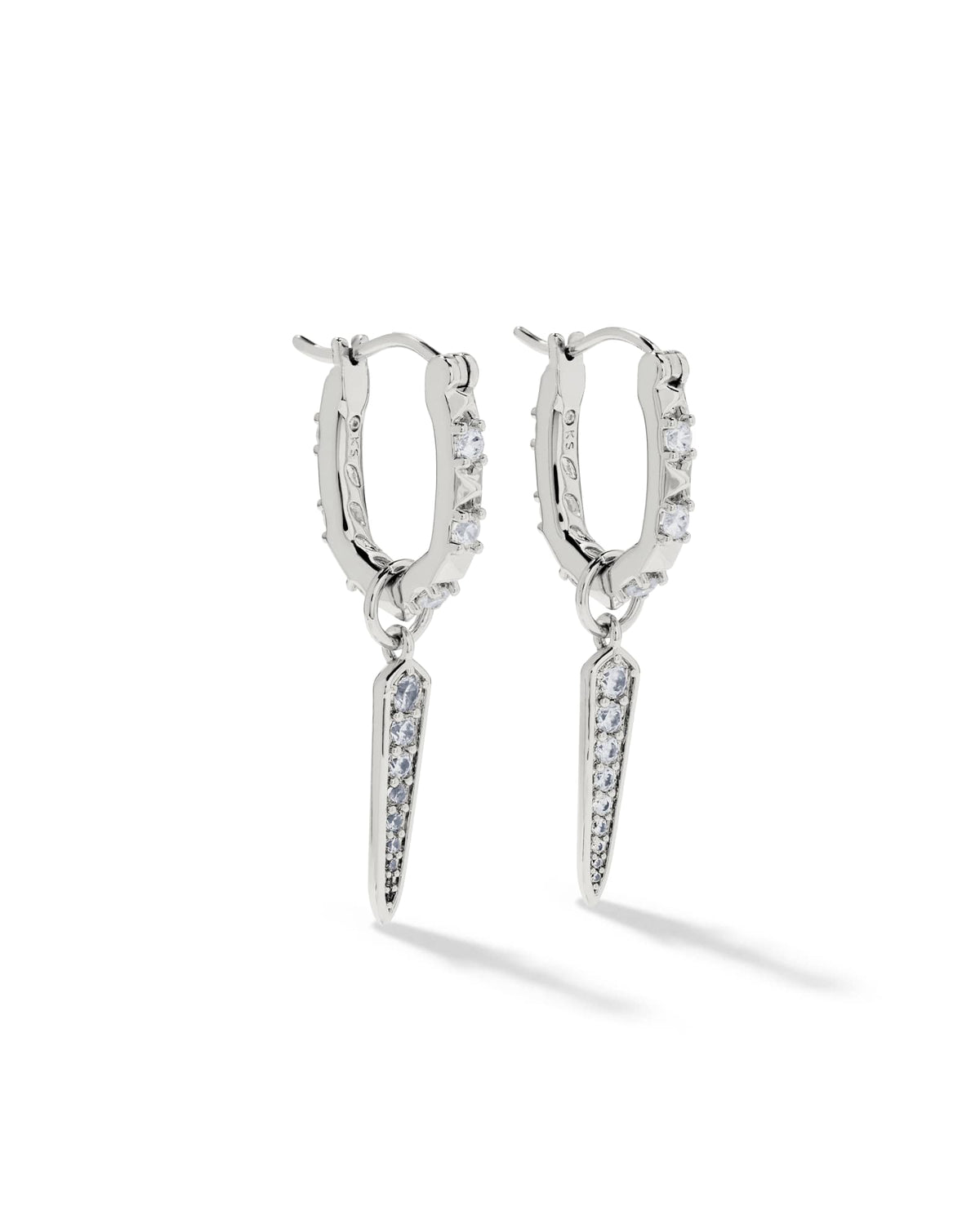 Avaline Fate Gold Charm Huggie Earrings