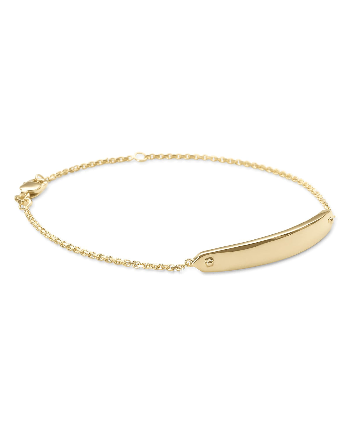 Avaline Mattie Bar Delicate Bracelet in 18k Gold Vermeil