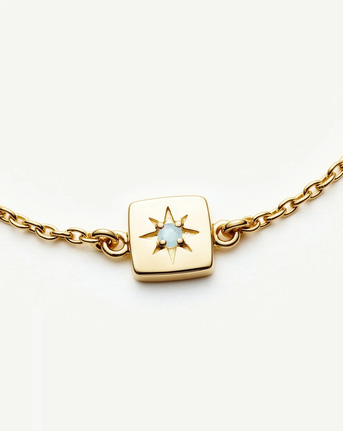Avaline March Birthstone Slider Bracelet