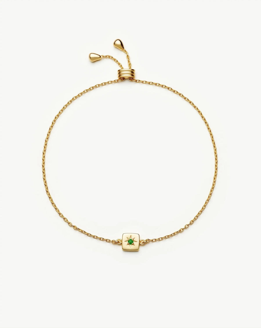 Avaline May Birthstone Slider Bracelet