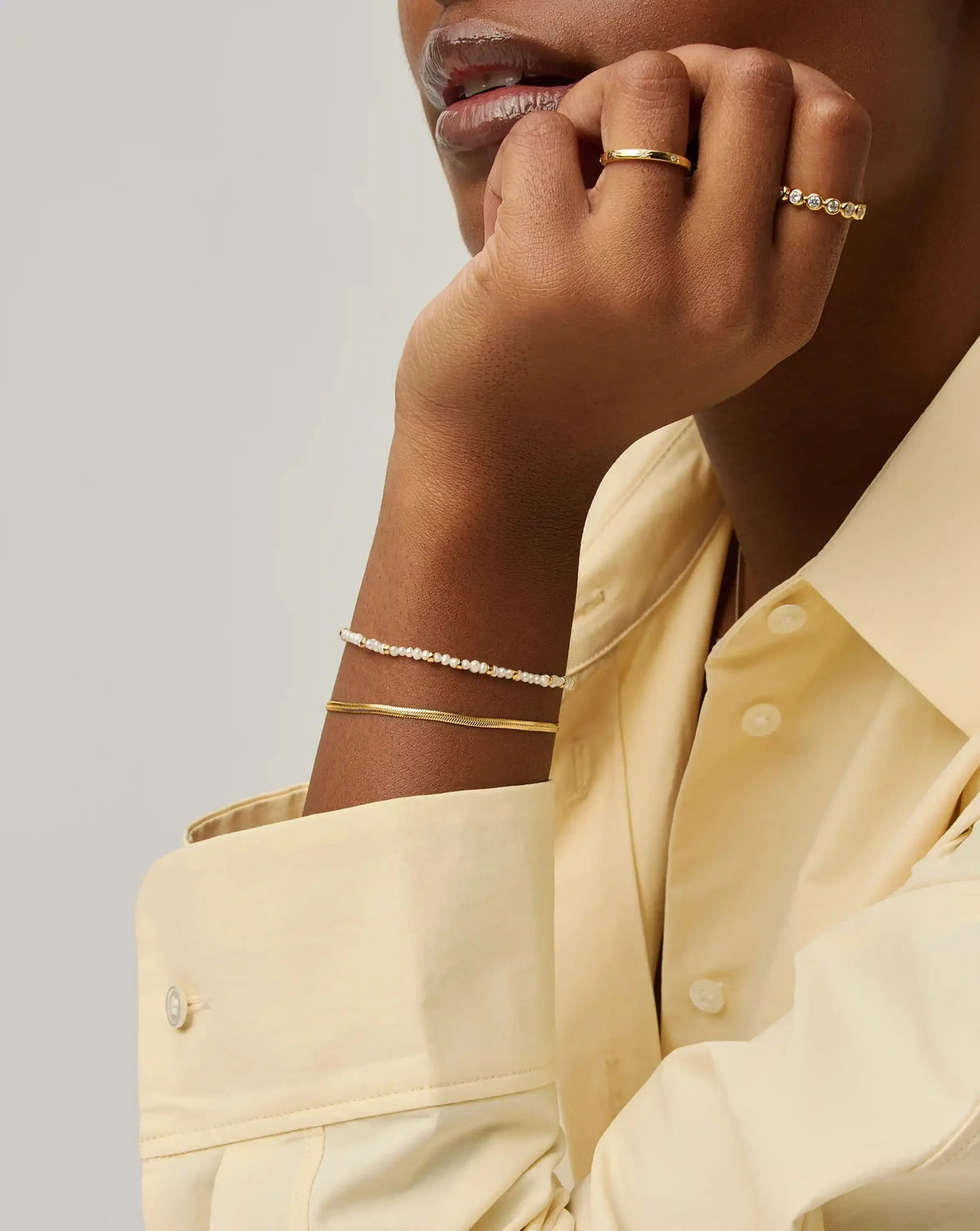 Avaline The Everyday Pearl Bracelet Set