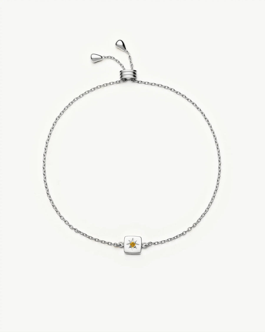 Avaline November Birthstone Slider Bracelet