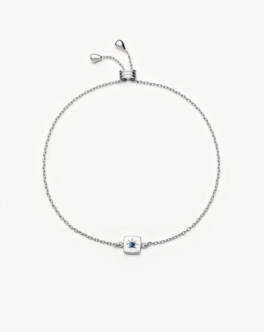 Avaline September Birthstone Slider Bracelet