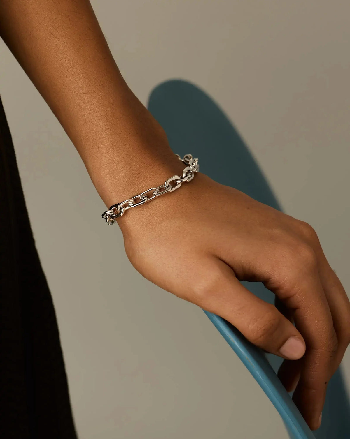 Avaline Square Paperclip Chain Bracelet