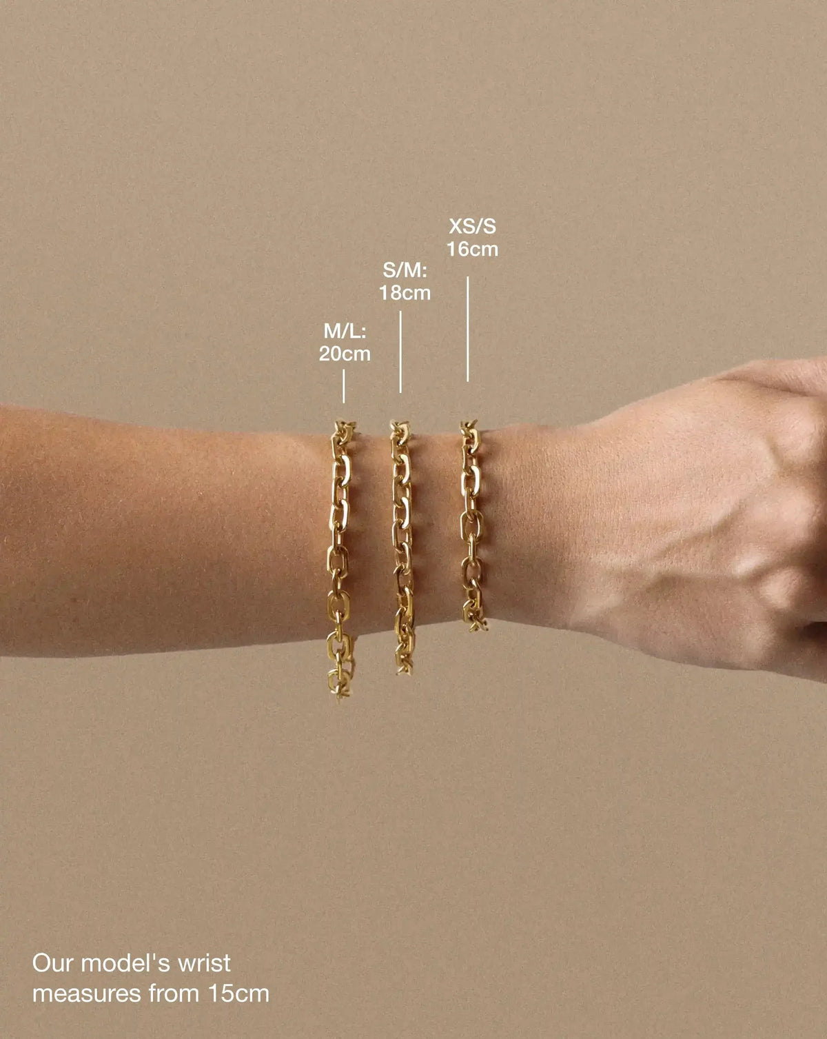 Avaline Square Paperclip Chain Bracelet