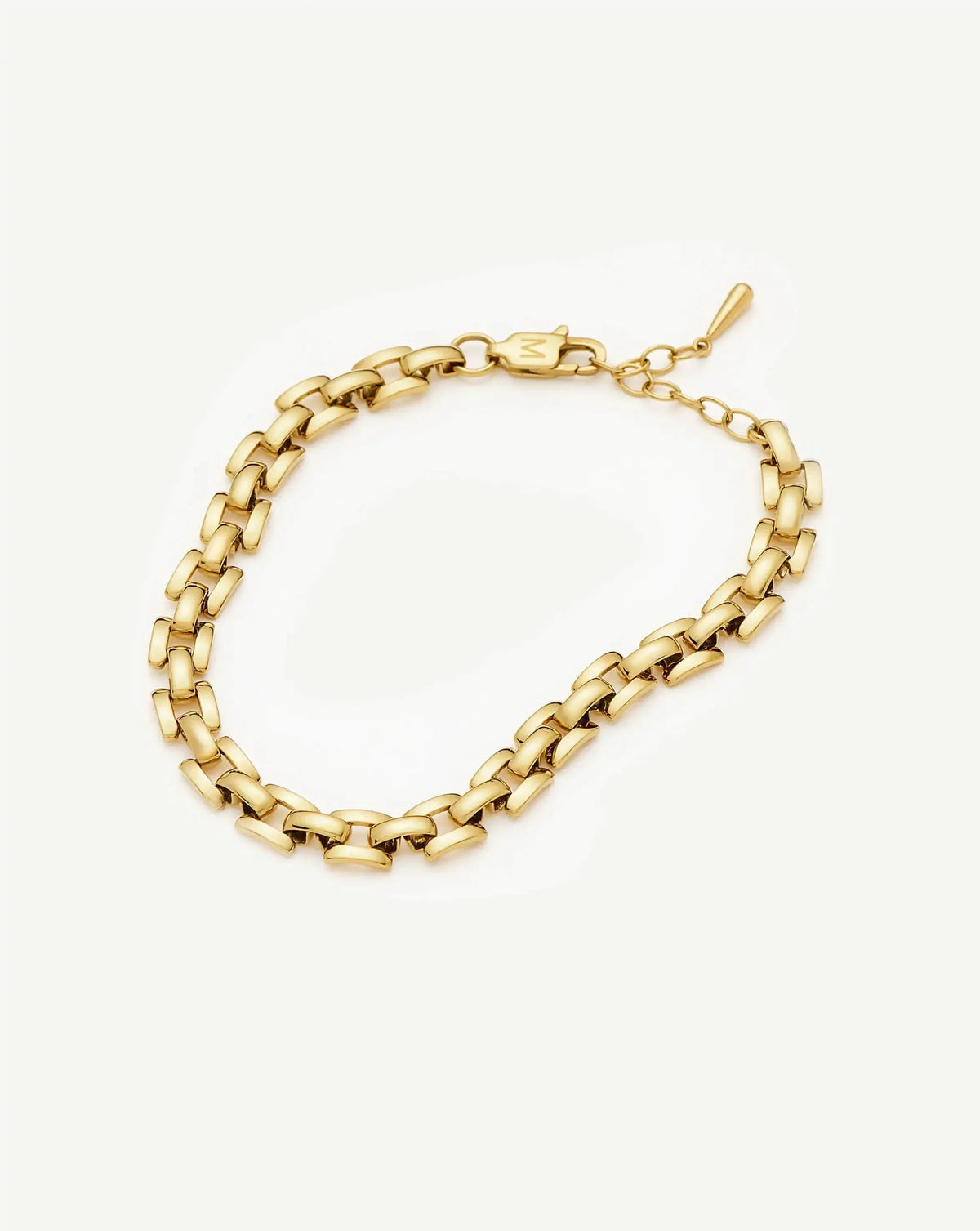 Avaline Timepiece Link Chain Bracelet