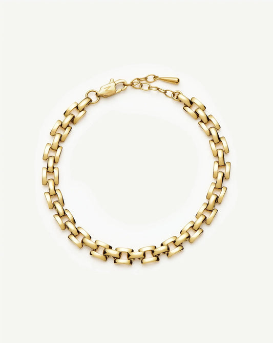 Avaline Timepiece Link Chain Bracelet