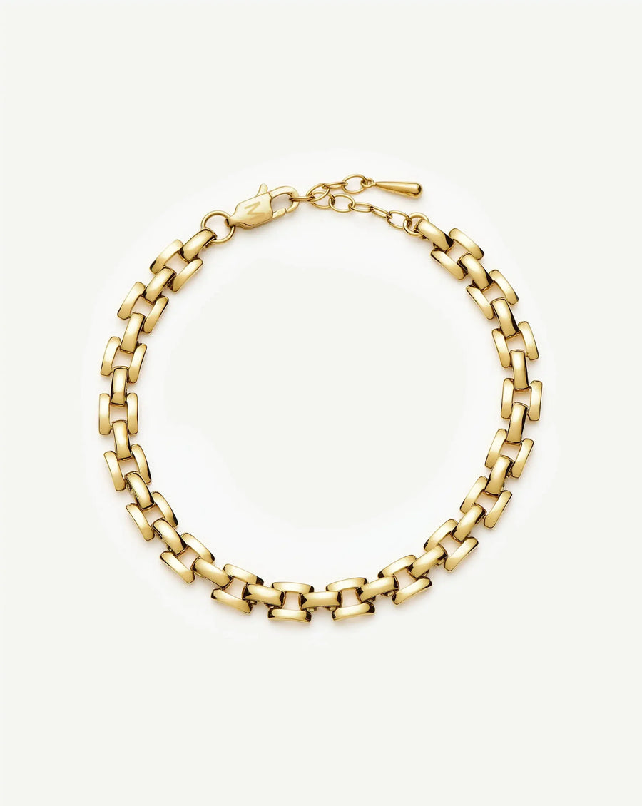 Avaline Timepiece Link Chain Bracelet